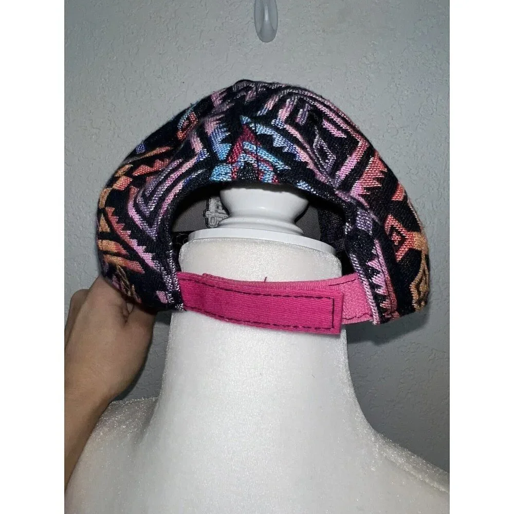 PRCA Pro Rodeo Circuit Western Baseball Hat Aztec Print Southern Adjustable